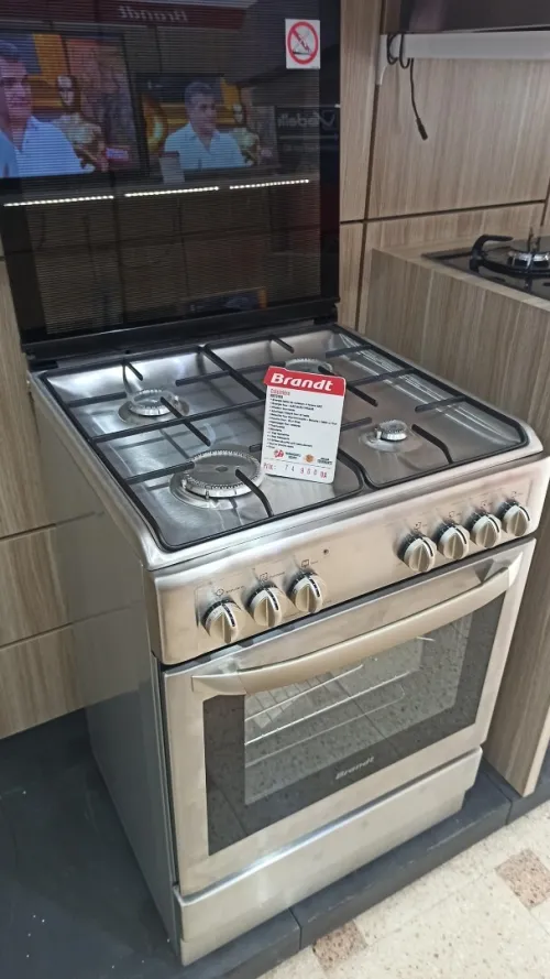 cuisinières Brandt Inox KGC1515XA
