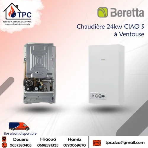 chaudiére beretta 24 kw à ventouse