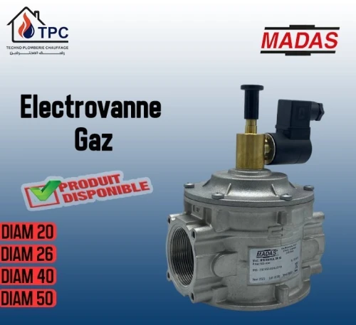 ELECTRO VANNES GAZ ET EAU MADAS EDO
