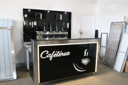 CAFETERIA,COMPTOIR,INOX,ARRIERE BAR 