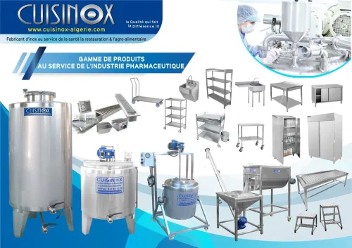 Différentes Cuves inox au service agro-alimentaire et L'industrie pharmaceutique