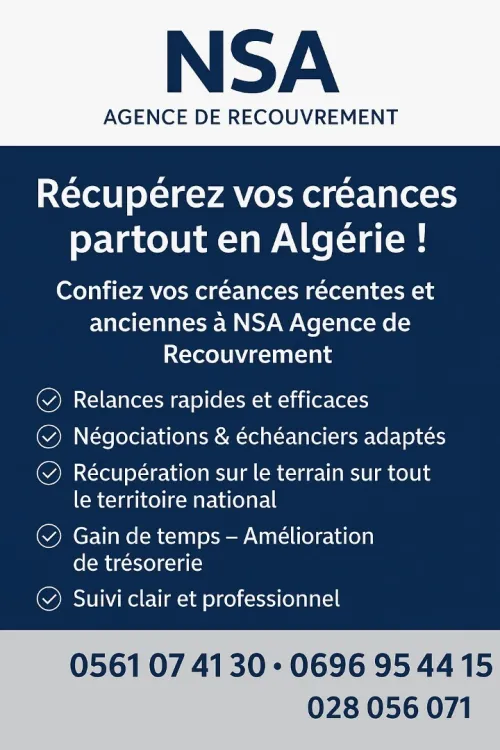Recouvrement de créances en Algérie 