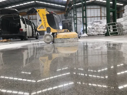 Béton poli