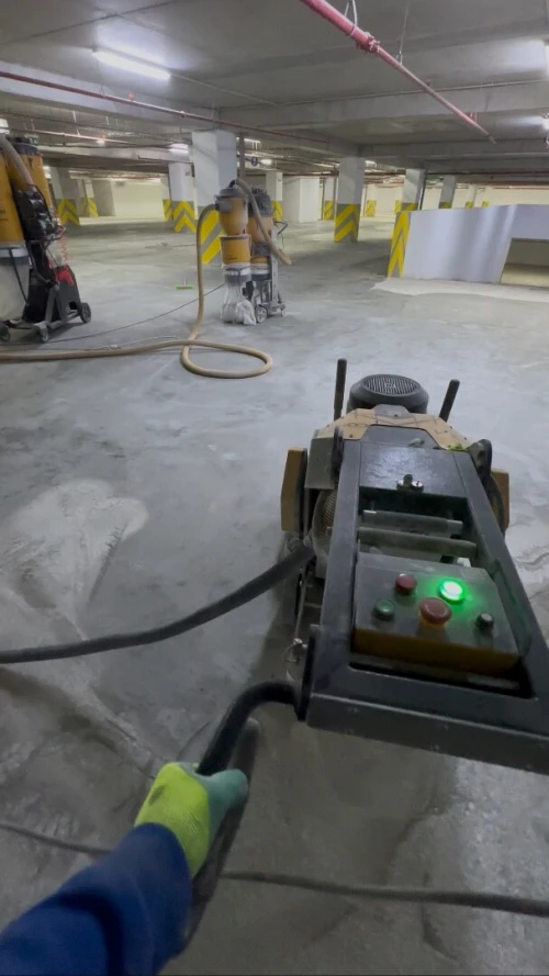 Ponçage et rabotage des sols en béton 