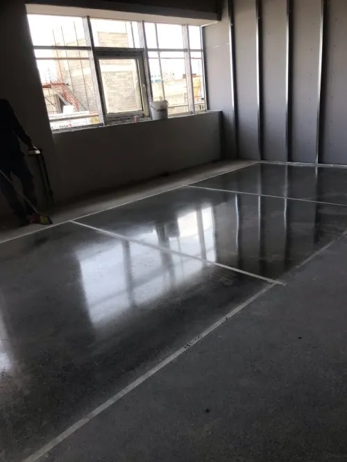 Béton poli