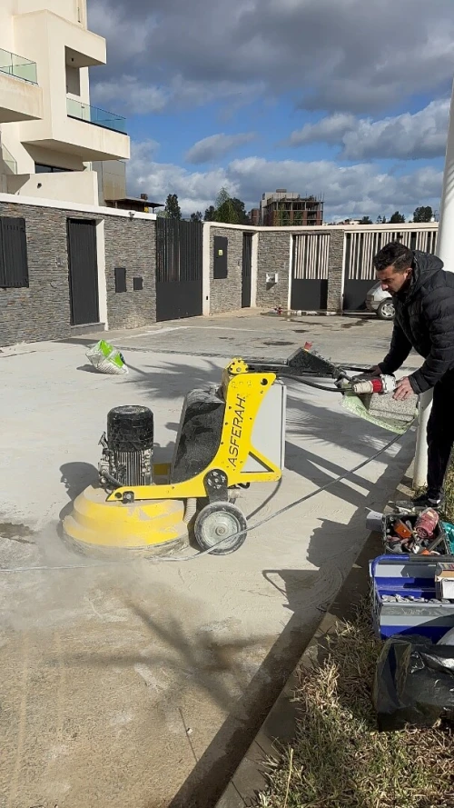 Ponçage et rabotage des sols en béton 