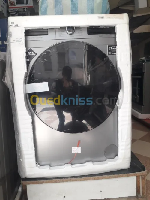 Machine à laver 10.5kg RAYLAN grise