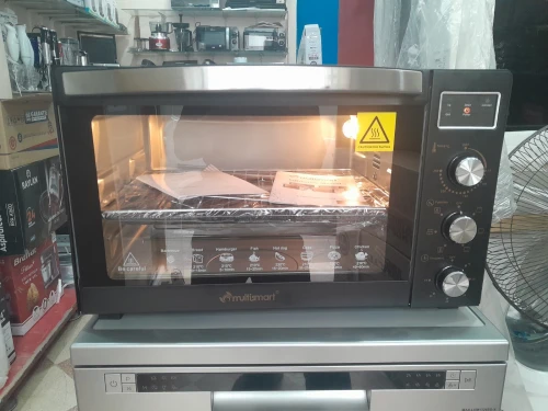 Four électrique Ventilé 50L Avec Tourne Broche Multismart Noir