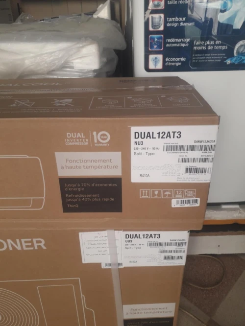 CLIMATISEUR 12000BTU LG INVERTER DUALCOOL  