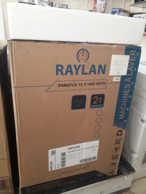 Machine à laver 10.5kg RAYLAN grise