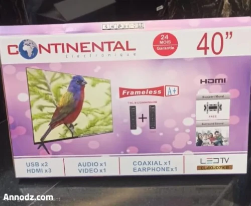 TV 40" Continental FRAMELESS