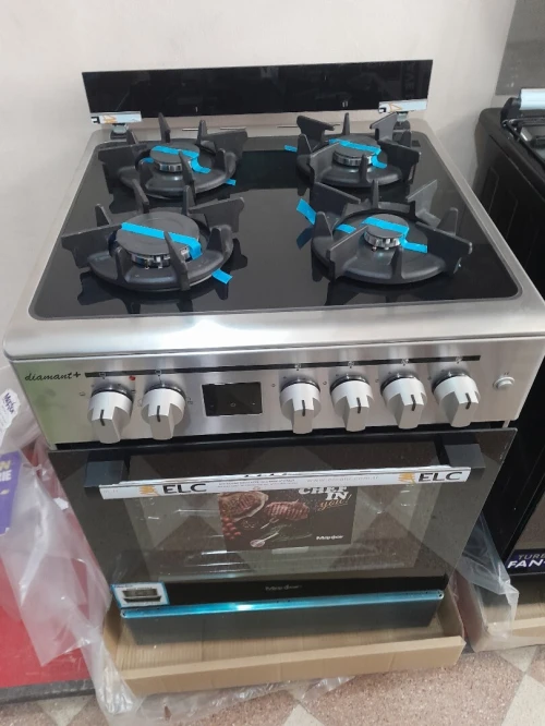 CUISINIÈRE MAXTOR DIAMENT+ INOX GAZ GAZ