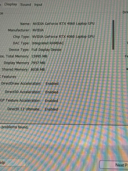 Hp victus 13em Gen rtx 4060