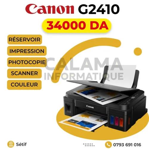 IMPRIMANTE Canon G2410 RÉSERVOIR COULEUR MULTIFONCTION