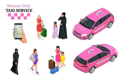 Chauffeuse سائقة