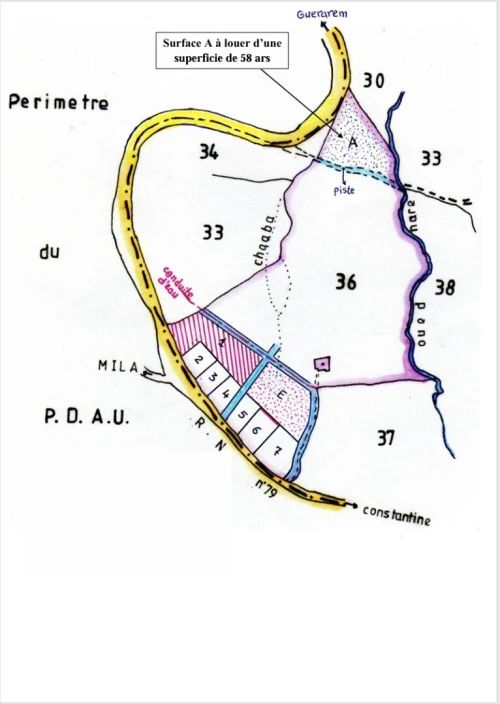 Location Terrain Mila Mila