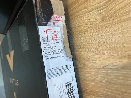 Hp victus reyzen 5 5600h 16G de ram 512 ssd rtx 3050