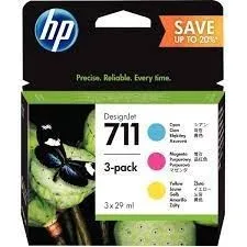 Pack 3 cartouches couleur et Pack 2 cartouches Black HP 711 ORIGINAL 