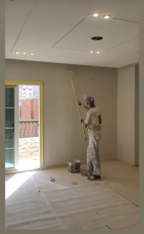 Placo plâtre +peinture