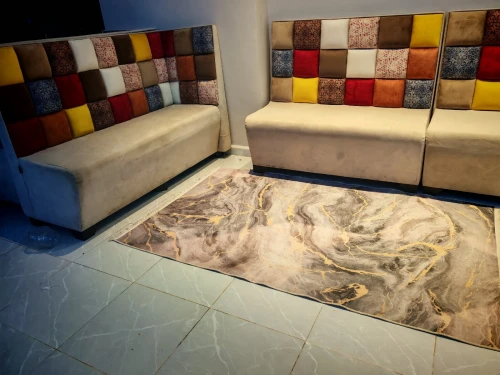 Canapé Patchwork Design Moderne