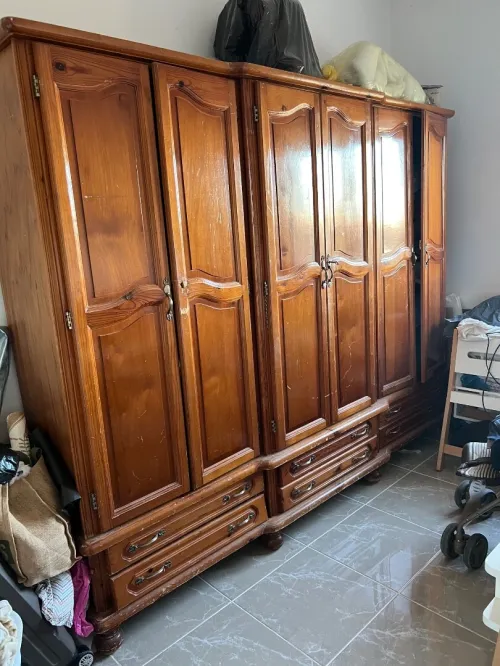 Chambre à coucher en bois