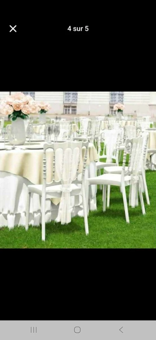 Tables et chaises plastique  طاولات و كراسي بلاستيكية