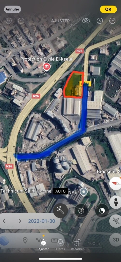 Vente Terrain Béjaïa El kseur