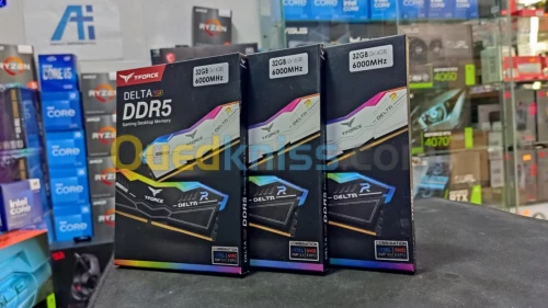 RAM T-FORCE DELTA RGB DDR5 6000MHz 32GB 2x16GB White edition