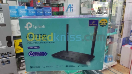 Modem TP-LINK routeur VDSL/ADSL MU-MIMO WiFI AC1200 VR400