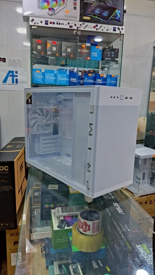 BOITIER ASUS Prime AP201  Noir - blanc