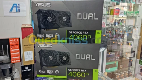 Carte graphique NVIDIA GEFORCE RTX 4060 TI 16GB GDDR6 ASUS DUAL 