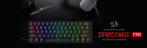 Clavier redragon DRACONIC K530 PRO black (interrupteurs marron)