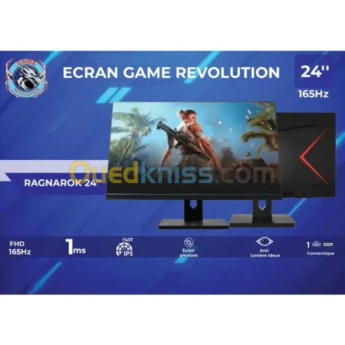 Écran GAME REVOLUTION RAGNAROK 24 165HZ 1MS AJUSTABLE