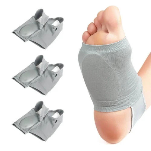 Paire Semelles de pied Soutien de la voûte plantaire en silicone pour fasciite plantaire