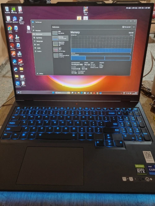 Laptop Gaming Lenovo Legion 7 Pro rtx 4080 12GB, i9-13900HX, 32GB RAM, 1TB SSD, ECRAN 2K 240Hz