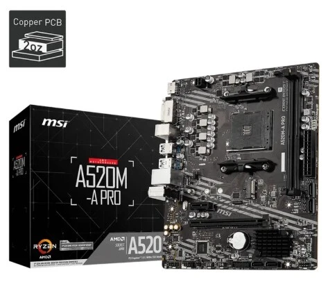 CARTE MERE MSI A520M A PRO