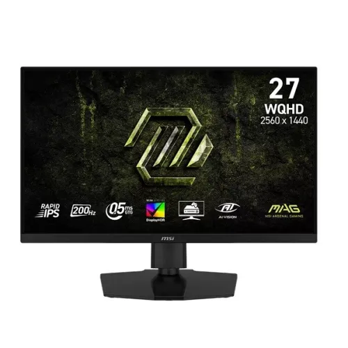 ECRAN MSI MAG 274QPF E20 27" WQHD (2k)/ 200H/RAPID IPS/ 0.5ms HDR400, BLACK