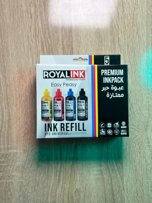 PACK ENCRE ( EPSON - CANON - UNIVERSAL - SUBLIMATION ) ROYALINK 1ER CHOIX