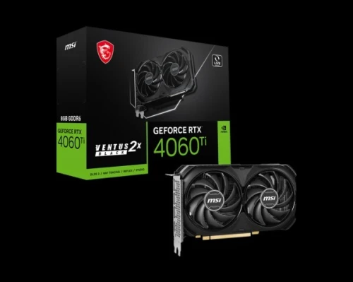 CARTE GRAPHIQUE MSI RTX 4060TI VENTUS 2X 8GB GDDR6 (Prix config complète uniquement. +6% seul)