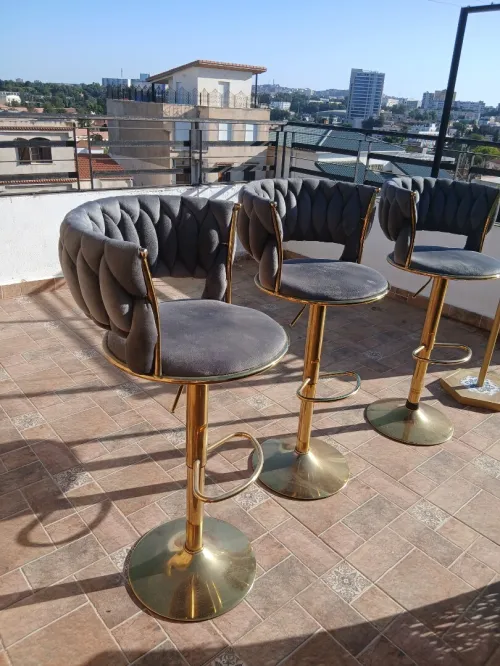 Lot de chaise et porte manteau