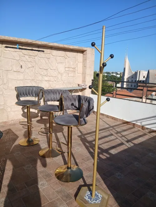 Lot de chaise et porte manteau