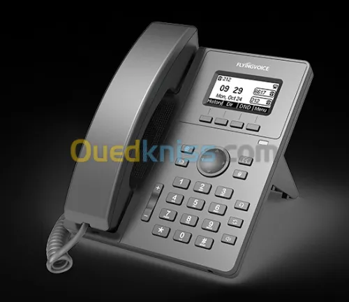 TELEPHONE IP PHONE FLYINGVOICE P10G VoiP IPBX 2 Lignes SIP - 2xGE RJ45 ports PoE, sans alimentation