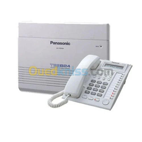 STANDARD TELEPHONIQUE KX-TES824BX 3/8 EXT 8/24 PANASONIC avec POSTE OPÉRATEUR KX-T7730