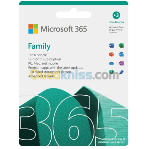Compte Office 365  a vie 5 PC Mac / Windows et 5 Android / IOS