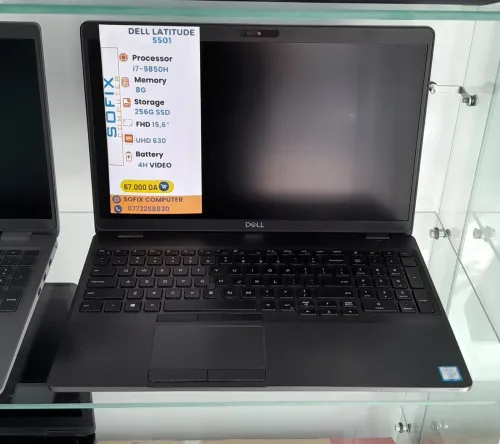 LAPTOP DELL LATITUDE 5501 i7-9850H 8G 256G SSD 15,6" FHD.
