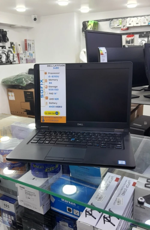 LAPTOP DELL LATITUDE 5490 i5-8350U 8G 512G SSD 14"