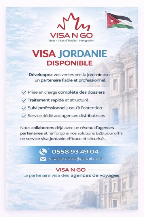 service Visa Jordanie