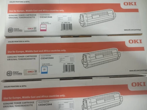 Toner oki c844 original&compatible