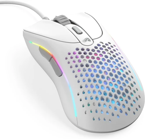 Glorious Model D2 ERGONOMIC RGB - BLANC