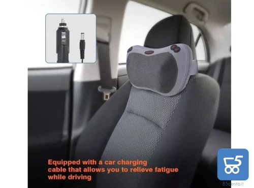 Masseur cervical épaule pieds dos Carevas JXK002-A avec adaptateur voiture